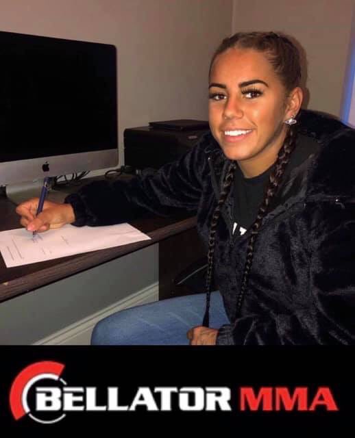 BREAKING: 
<a href="/kennedymachine2/">Kennedy Freeman</a> signs for <a href="/BellatorMMA/">Bellator MMA</a>! 

The 3-0 Flyweight, &amp; daughter of British MMA legend Ian ‘The Machine’ Freeman, has signed a 4 fight deal. 

Great signing for Bellator and another big name on the North East MMA scene picked up. No fight date announced as yet.