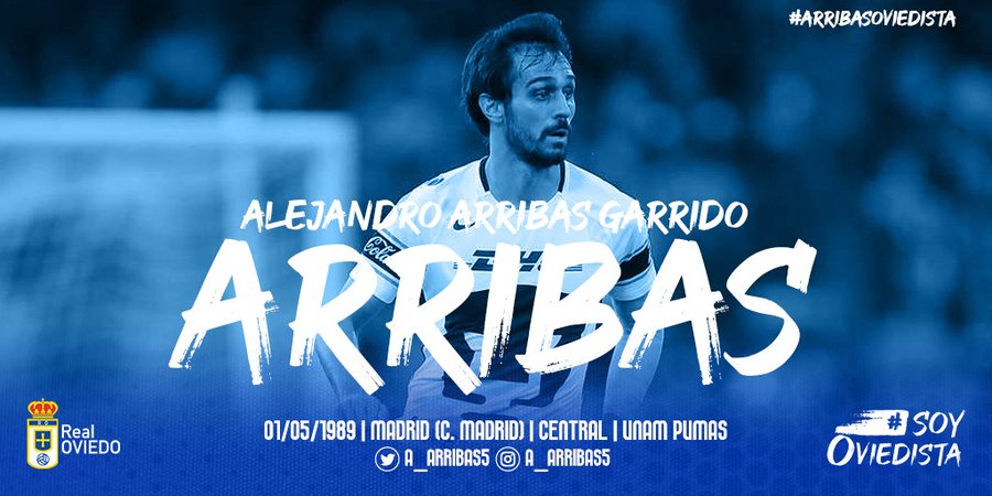 Arribas, nuevo jugador del Real Oviedo (Foto: ROV).