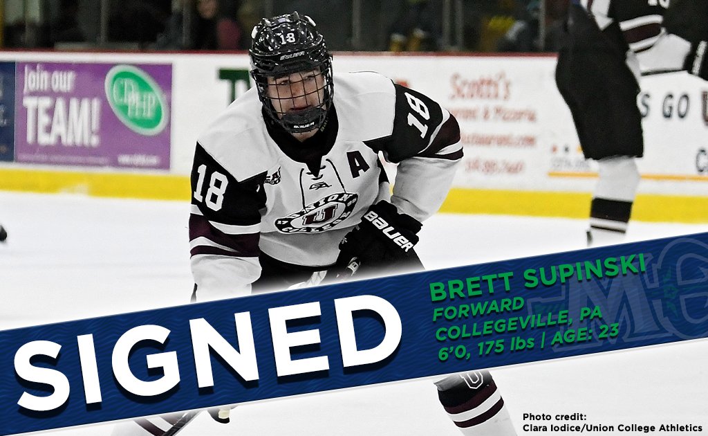 Maine Mariners on Twitter "SIGNING The Mariners have added F Brett Supinski from Unionmhockey