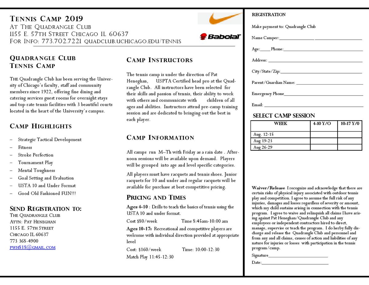 QuadClub's tweet photo. Children's tennis camps have been extended through August! https://t.co/9EPEmTJOO8