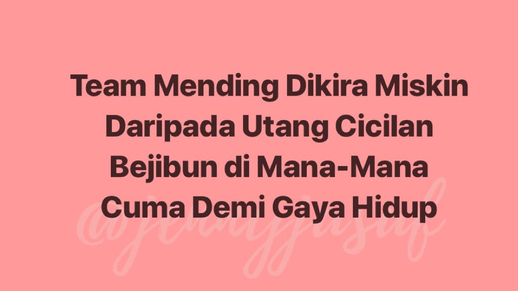 Jenny Jusuf (@jennyjusuf) on Twitter photo 