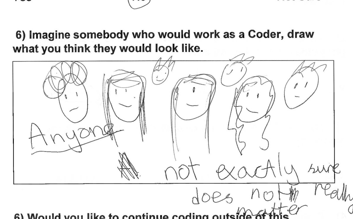 ImaginingSci's tweet image. Great comments from @17thBPS guides after the #codingforgirls workshops hosted by CDT students. #WomenInSTEM