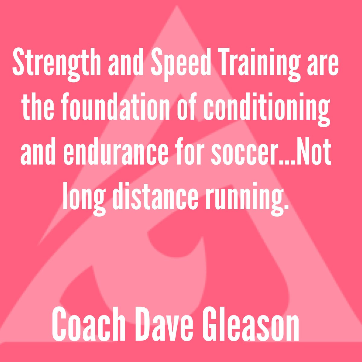 youthfitness's tweet photo. Although it may seem logical to run for better endurance on the field...the energy demands dictate otherwise.

This perception will push kids to practice 1 or 2 mile runs in an effort to pass the test during tryouts leaving them slower and further away from being in game shape. https://t.co/rVsYF0Q5fm