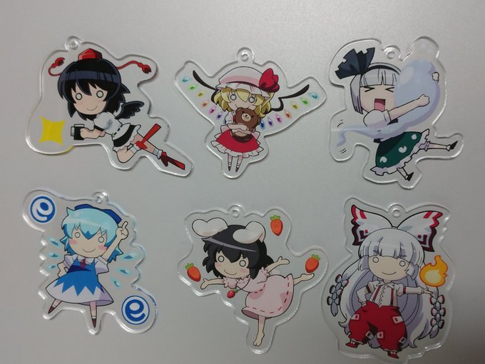 c107　美少女万華鏡 15周年SDアクリルキーホルダーセット コミケ C107 美少女万華鏡 グッズ5点セット 購入特典ショッパー 15周年記念