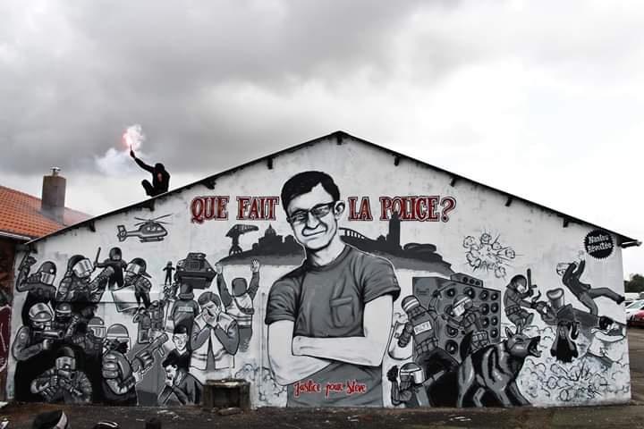 "Justice pour Steve !"

Nantes, quai Wilson, 30 juillet 2019.
