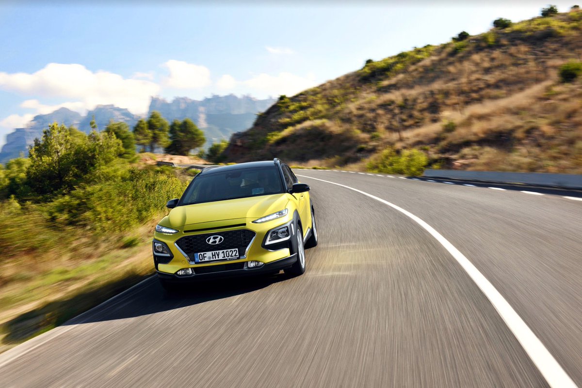 FerrolMotor's tweet photo. Además de un espectacular diseño, el #Hyundai #KONA cuenta con un motor 1.6 turboalimentado de 177 CV que pasa de 0 a 100 en menos de 8 segundos ❤️🚘 https://t.co/PSyE4KCBPF