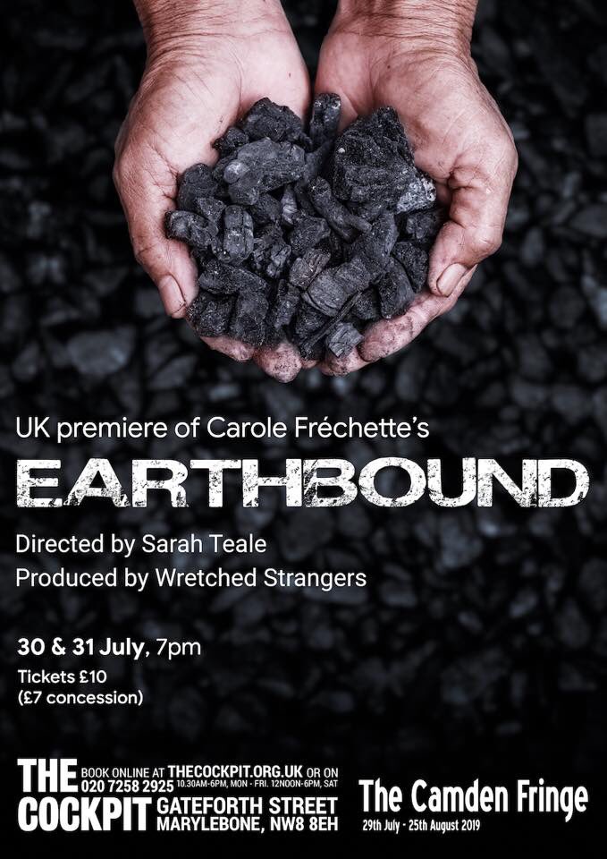 WrStrangers's tweet photo. Today’s the day!!! We have our first of 2 performances of EARTHBOUND tonight at 7 pm at @cockpittheatre 🙌🏻

https://t.co/xqbetFPTIY @CamdenFringe https://t.co/MM6CFXpWJ5