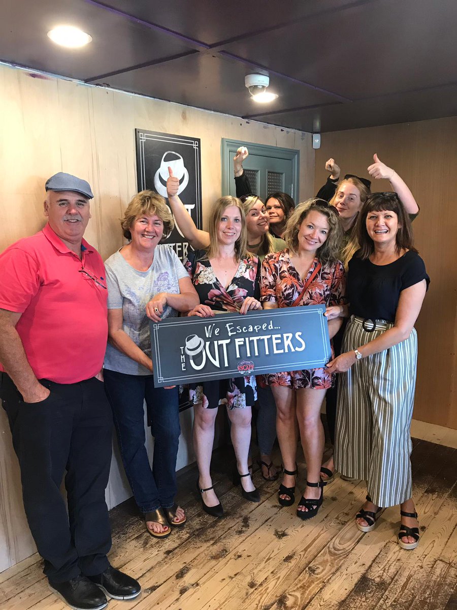 So yesterday, @102TouchFM team visited the new @HattonEscape and it was brilliant! A great team building and thoroughly enjoyable afternoon. And we escaped with 15 seconds to spare.