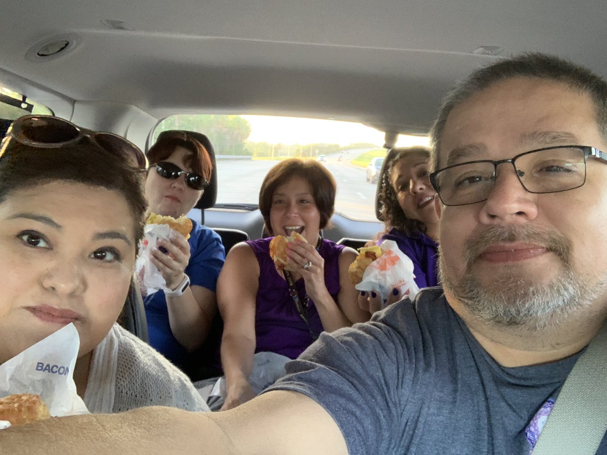 michaelsweet68's tweet photo. Breakfast stop on our way to Kennedy Space Center #CALCREW #NASABOUND #LIFTOFFALUMNi https://t.co/jVbp4XNeLK