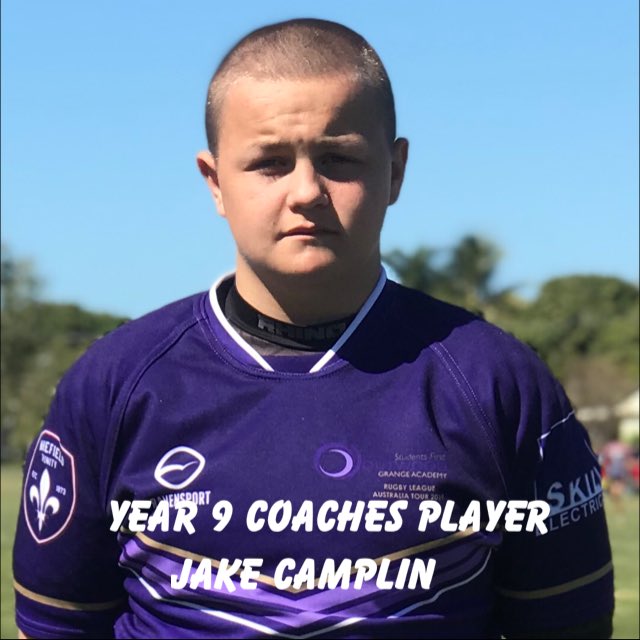 OGAOZ2019's tweet photo. Tough decisions had to be made for the next two awards. But the Y9 Coaches Player award goes to Jake Camplin. https://t.co/OVACdSDvuN