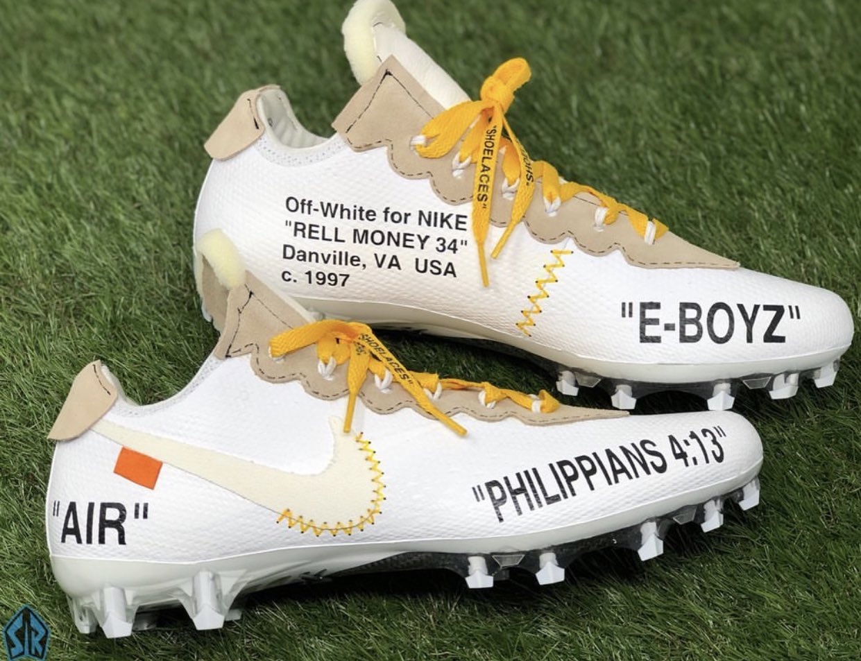 off white football shoes