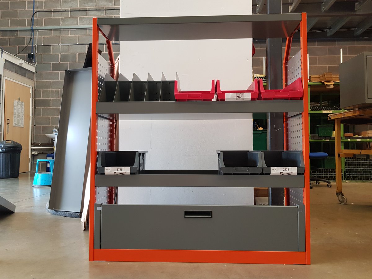 Here's a 2 shelf racking unit we built with an extra top shelf included on top. 👍🗃️🗂️ There's a 50% discount
Price was £320
Now £160

Contact us if you are interested!