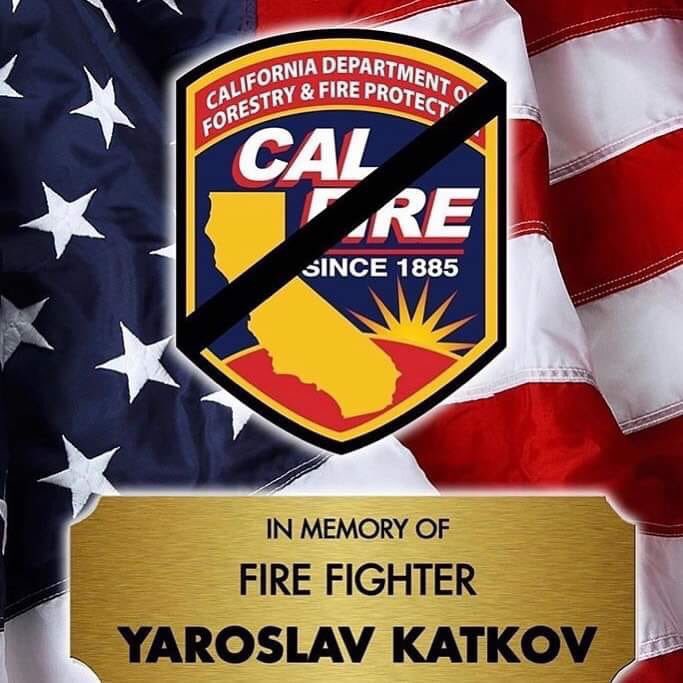 The men and women of <a href="/julianfireassn/">Julian Firefighters</a> send our condolences and prayers to the family, friends, and crew of FF Katkov. May he rest in eternal peace. #firefighters <a href="/CALFIRESANDIEGO/">CAL FIRE/San Diego County Fire</a>