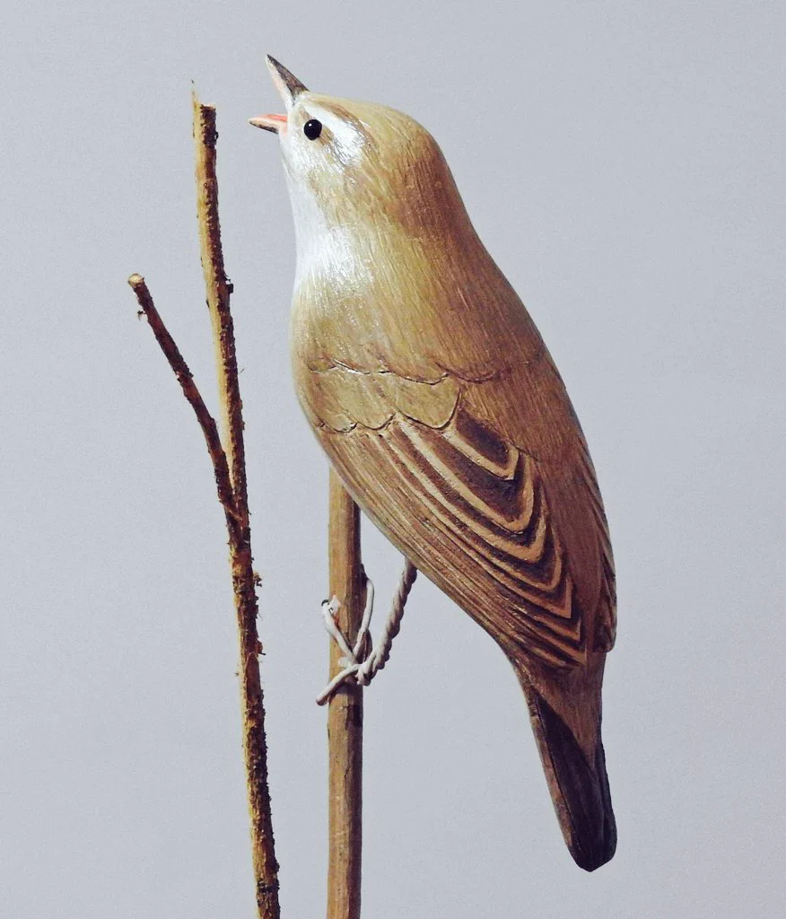 父が木工細工で作った鳥がすごすぎる！