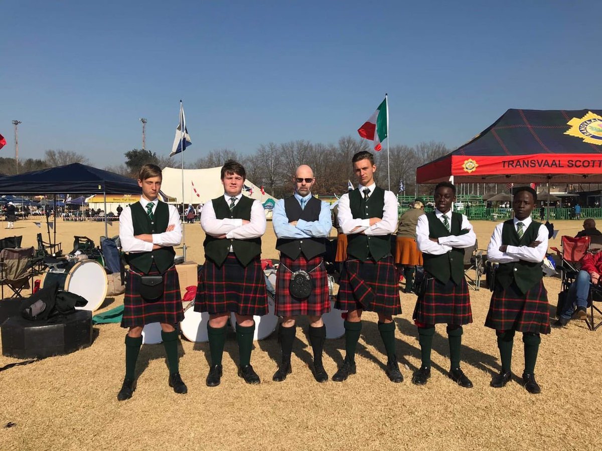 KingEdVIISchool's tweet photo. Our #RedPipeband achieved some incredible results from the South African Pipe Band Championships. Well done gents!
Novice Juvenile
Midsection: 2nd
Drum Corps: 1st SA CHAMPIONS
Overall: 2nd
Grade 4
Midsection: 3rd
Drum Corps: 3rd
Overall: 5th https://t.co/KToi5d5JKA