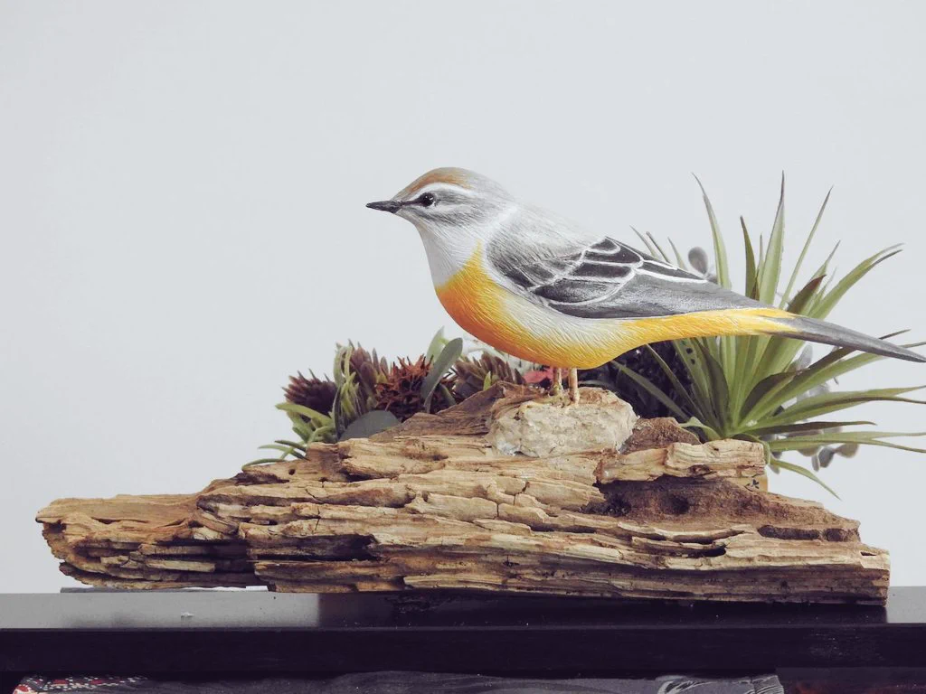 父が木工細工で作った鳥がすごすぎる！