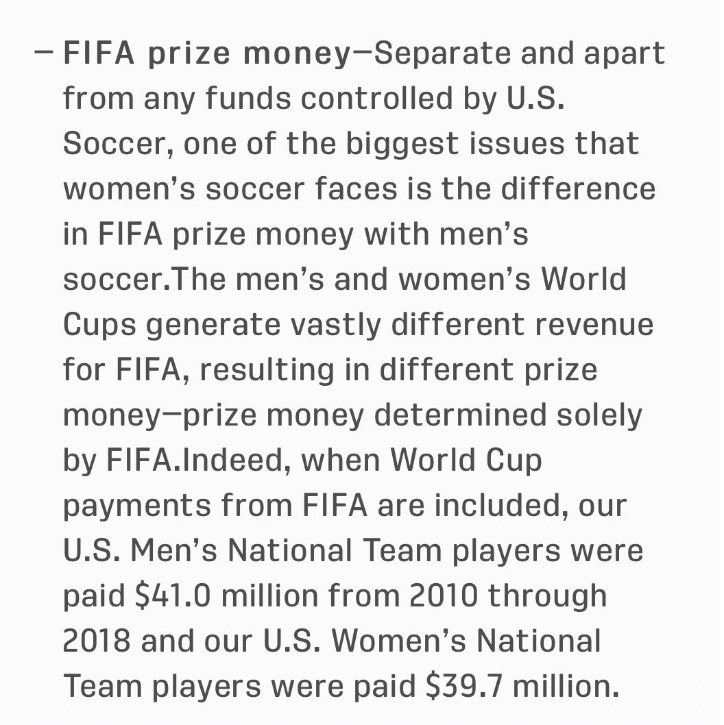 US Soccer responds, for the first time, with what it says are independently audited finances that show that their women players actually do earn more than the men.