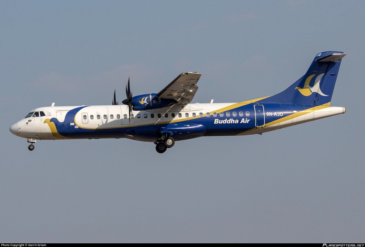 Susheel Bhattarai (@sushbhattarai) on Twitter photo One of the leading Nepali private air carrier <a href="/AirBuddha/">Buddha Air</a> has carried 14,48,428 passengers for the year 2018/19 (July 17, 2018 to June 30, 2019). It has seven #ATR72-500, three #ATR42-320 and two #Beachcraft1900D in operation. #Nepal #Aviation #AvGeek #VisitNepal2020 #ExploreNepal One of the leading Nepali private air carrier <a href="/AirBuddha/">Buddha Air</a> has carried 14,48,428 passengers for the year 2018/19 (July 17, 2018 to June 30, 2019). It has seven #ATR72-500, three #ATR42-320 and two #Beachcraft1900D in operation. #Nepal #Aviation #AvGeek #VisitNepal2020 #ExploreNepal