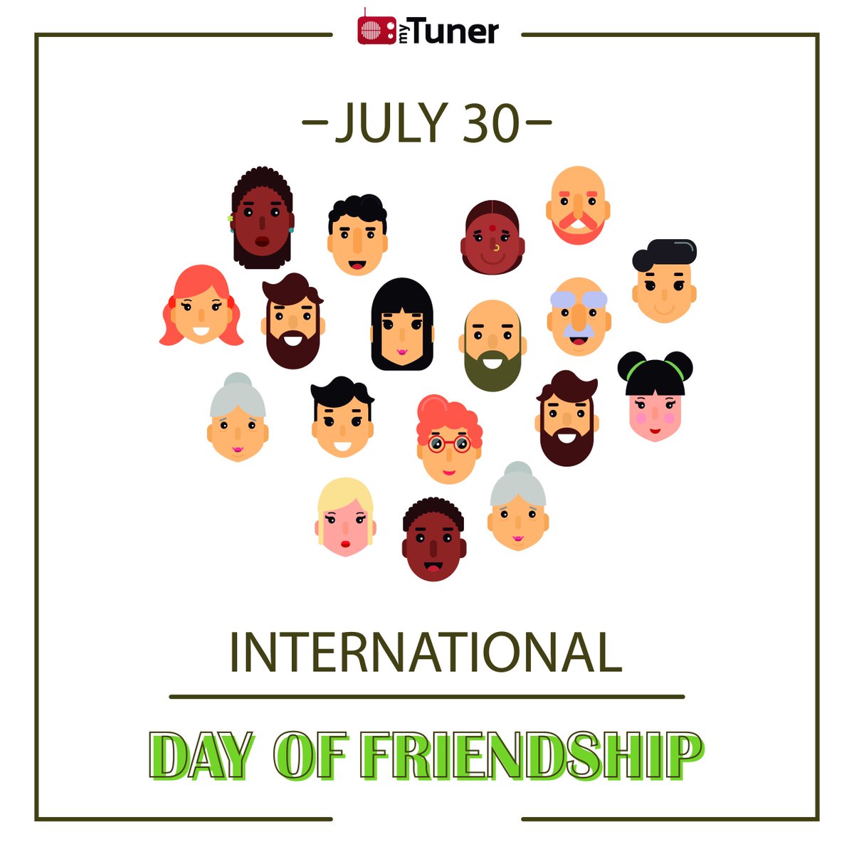 Today is International Day of Friendship! Music can bring people together and be the beginning of new friendships. So we challenge you to discover new music genres in our app. What better way to share good moments with your friends than music? 💝📻