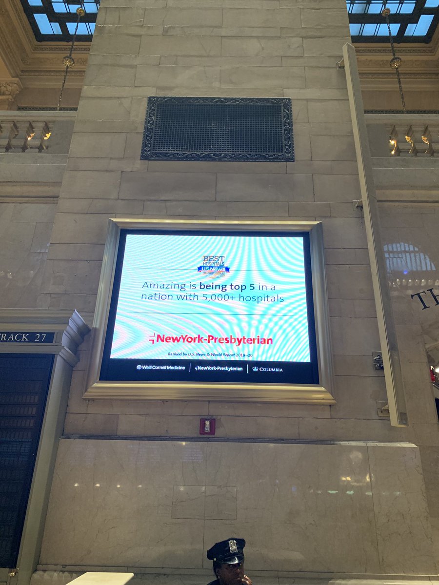 In Grand Central Station this morning! #Top5 <a href="/nyphospital/">NewYork-Presbyterian</a>