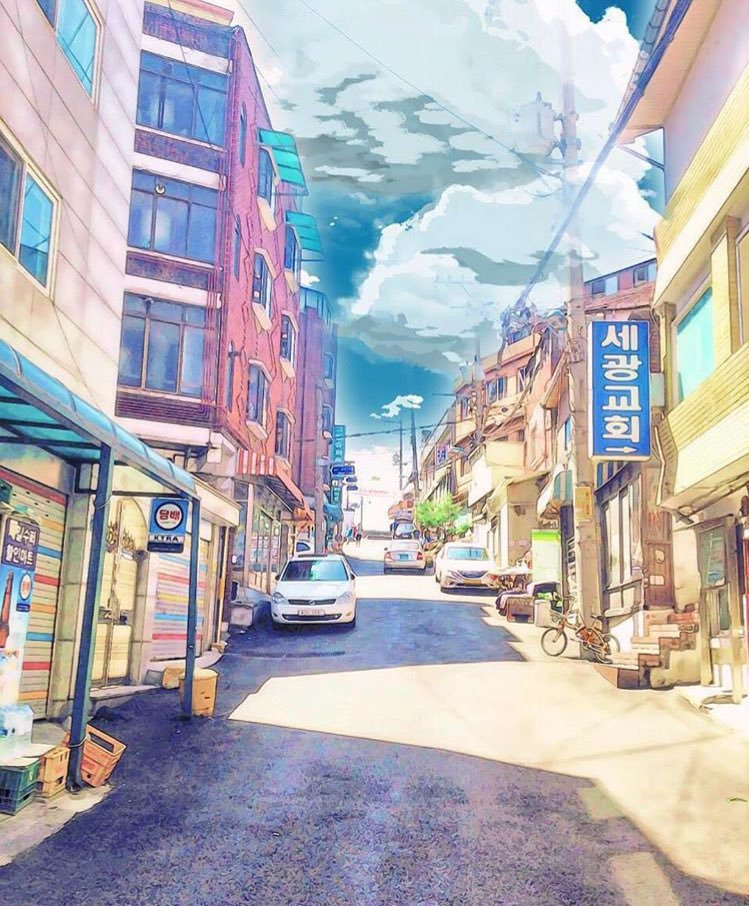 韓国 トレンド Auf Twitter Ever Filterというアニメ風にできる アプリが韓国でも人気 このアプリで撮った 韓国の景色が綺麗すぎる このアプリはかなり流行りそう