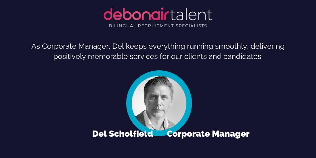 Meet the team! Say hello with a GIF to Del Schofield, our Corporate Manager! #DebonairTalent #BeDebonair #DebonairFit debonairtalent.com