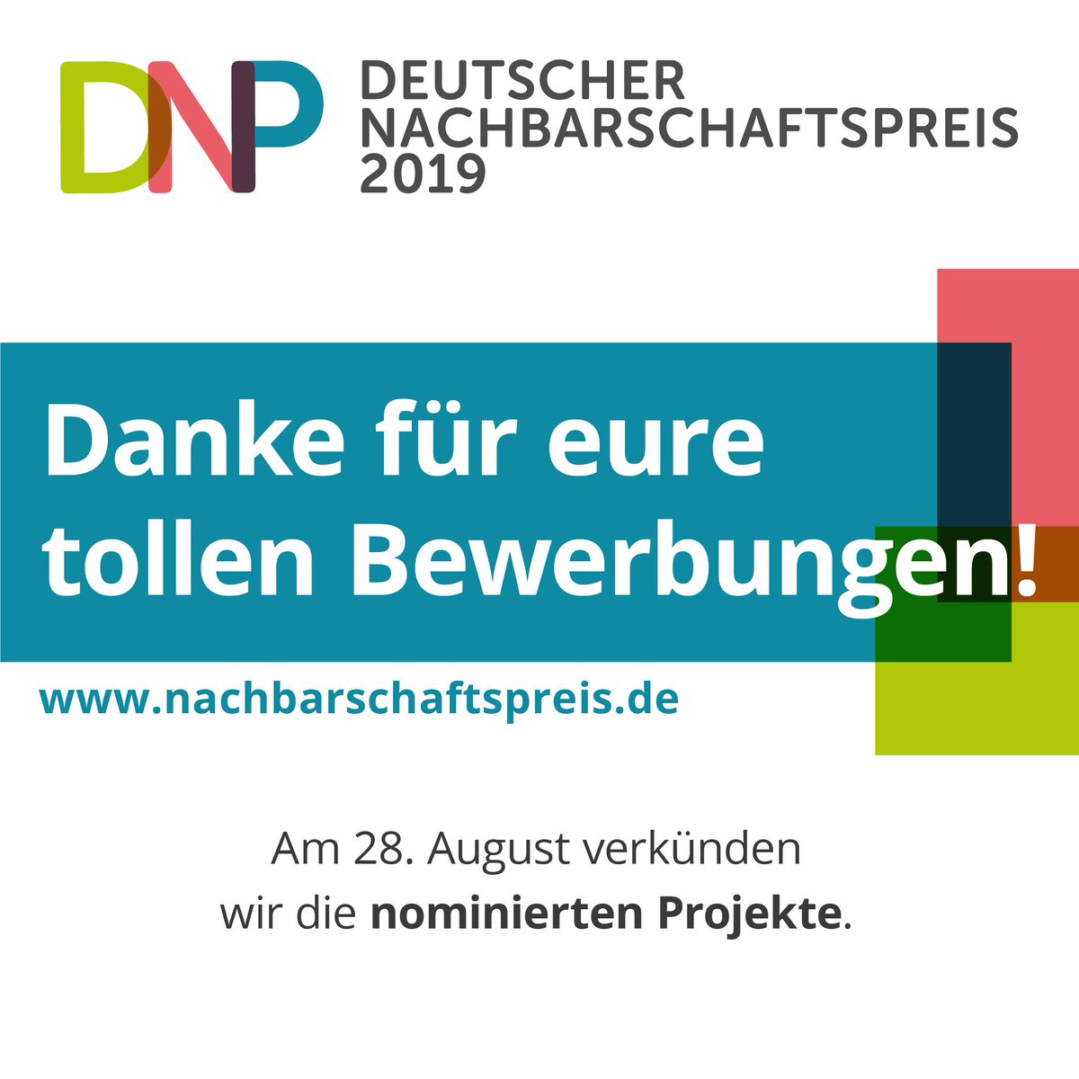 nebenan.de stiftung on Twitter: "Wow, ein riesengroßes #Dankeschön an alle  #Nachbarschaftsprojekte! Wir haben so viele tolle #Bewerbungen erhalten und  sind ganz überwältigt von dem nachbarschaftlichen #Engagement im ganzen  Land!😊💚 Schon mal vormerken: