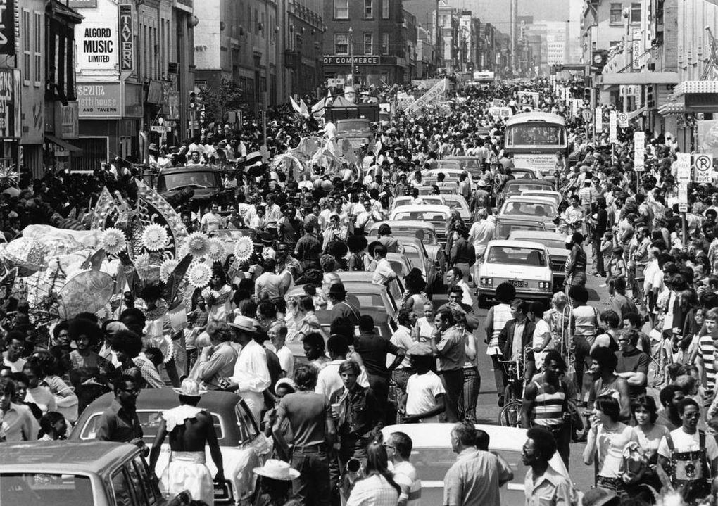 Toronto's tweet photo. 52 Years Ago Today, on July 30, 1967, the Caribbean Community of Toronto stages the first ever #Caribana Parade, with only 8 bands &amp; 1,000 spectators; now the third largest carnivale in the world, drawing over 1 million spectators. #FromSmallThings https://t.co/sNB5HhOVAn