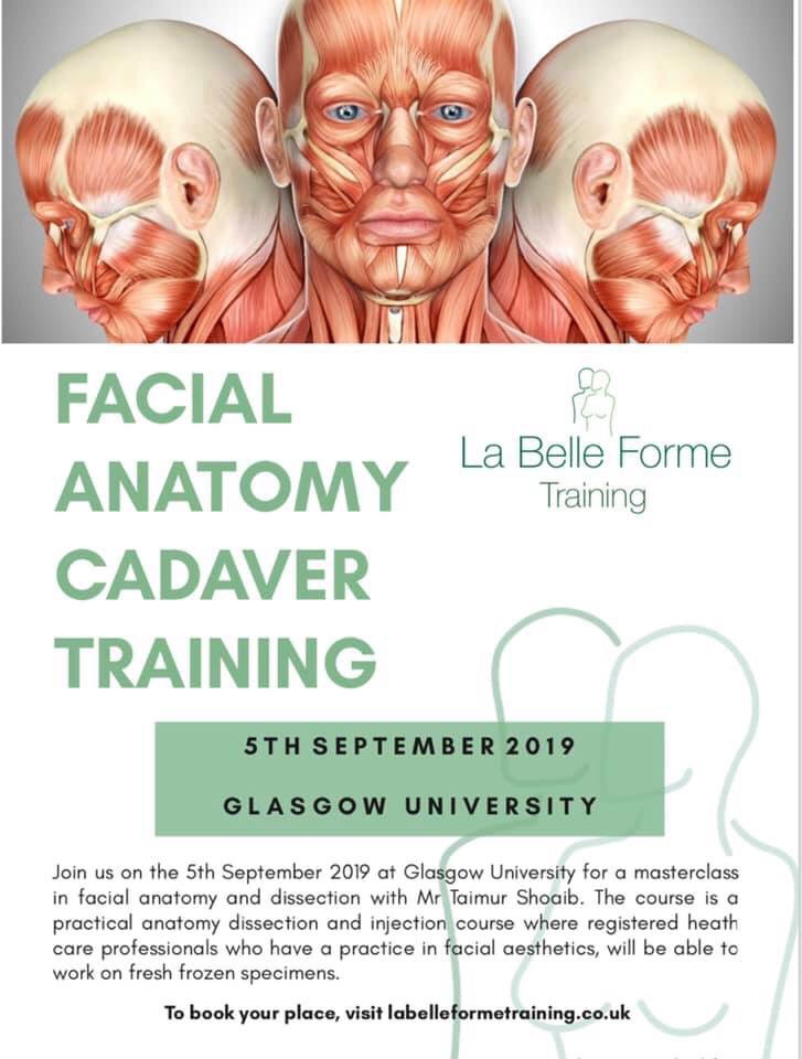 FormeAcademy's tweet image. If you are interested in attending our training course we still have several places left. Contact us now. #bacn #facialanatomy