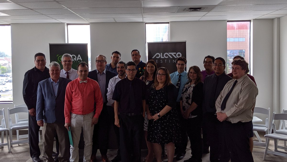 PLATOTesting's tweet image. Congratulations to the first #PLATOTesting Software Testers in Sault Ste. Marie on your success! Thank you to everyone involved in this great day! #IndigenousTech #Sault