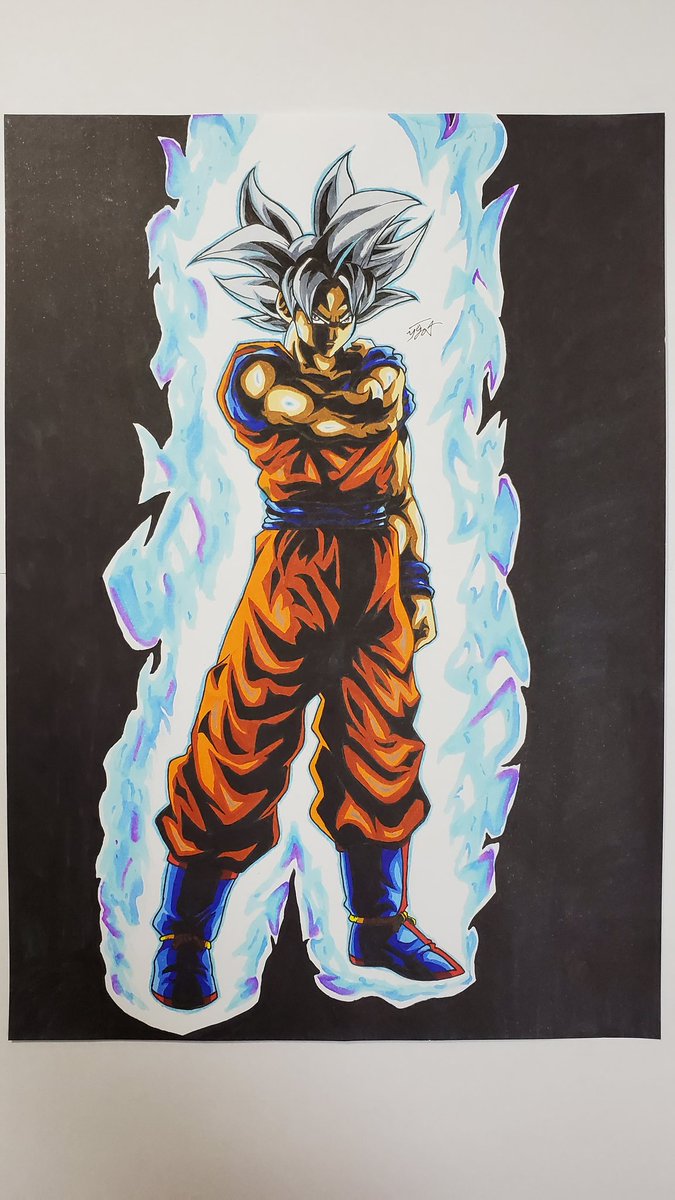 ドラゴンボール 下手なりにオーラ頑張ってみた これで正真正銘の完成です かなり頑張ったの こバya4のイラスト