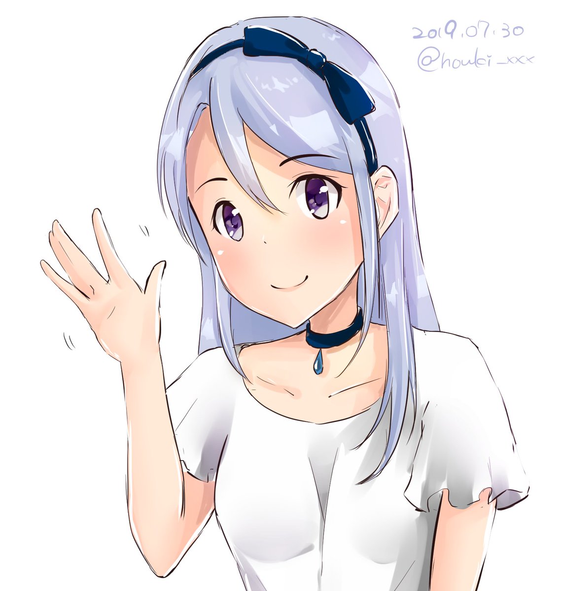 狭霧と待ち合わせ
#艦これ版深夜の真剣お絵描き60分一本勝負
#艦これ版真剣お絵描き60分一本勝負_20190730 