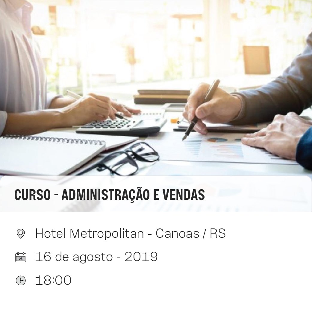 letsevents0's tweet image. Nossa dica de hoje é diretamente para quem está em Canoas/RS!
O curso “Administração e Vendas” é ideal para aumentar e otimizar seus resultados em segmentos como: vendas, empreendedorismo e administração.
Garanta já a sua participação pelo lets.events/e/curso-e-vend… 😉
#LetsEvents
