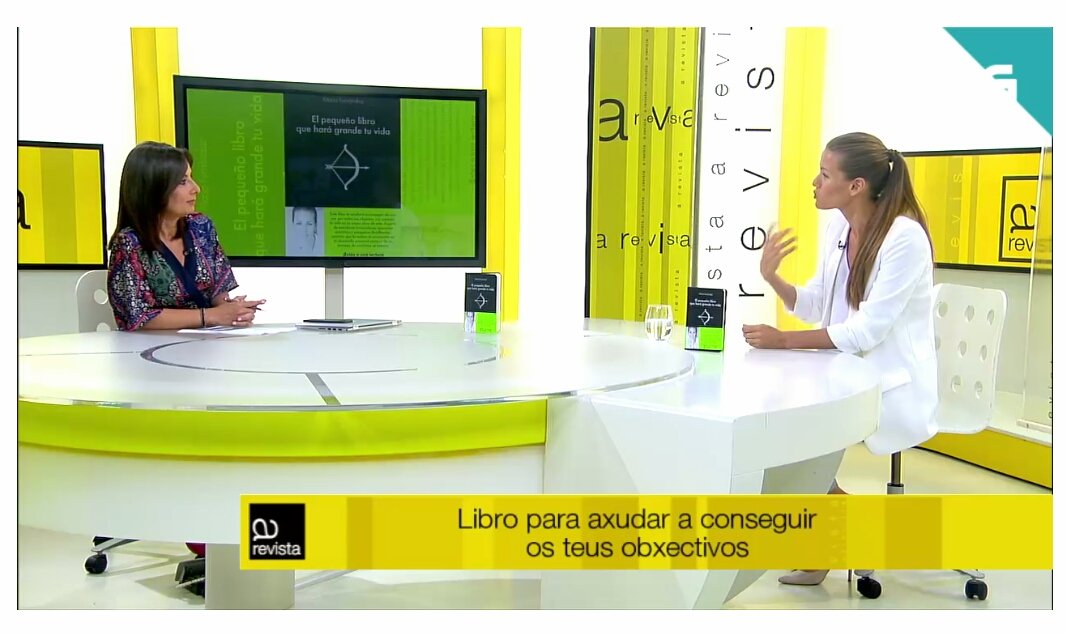 Aquí os dejo la entrevista que me hizo el programa #ARevista de <a href="/TVGalicia/">TVG</a> .
A partir del minuto 50.15 
#ElPequeñoLibroQueHaráGrandeTuVida 🏹☉

#AutorasGallegas

crtvg.es/tvg/a-carta/a-…