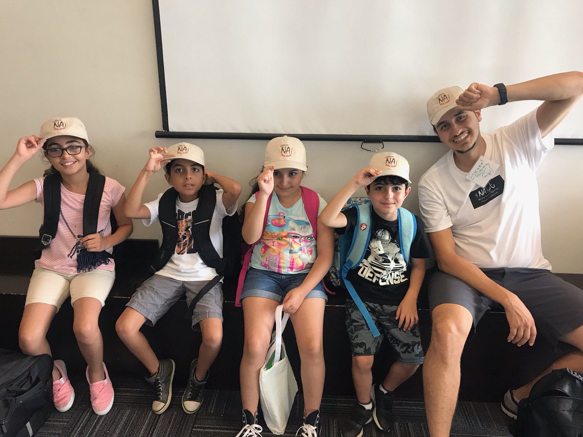 The rain won't stop is from enjoying day two of our Adventure because we brought the hats 😀
#OurMusicStory 
#NaiMusicCamp