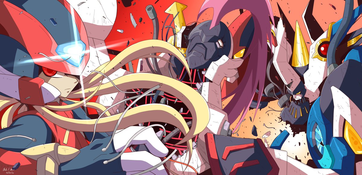 ArmandoSionosa's tweet photo. Megaman Zero 3 : Omega (2015) and Omega (2019)

#megamanzero #omega #megamanzero3 #rockmanzero3 #オメガ #ロックマンゼロ３ https://t.co/xUlSdsLZty