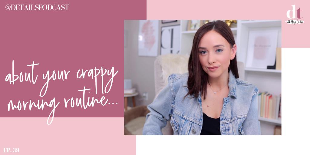 DetailsPodcast's tweet image. #DetailTherapy ep. 39 with @Schmittastic | The Secret of Overcoming Your Crappy Morning Routine

LISTEN --&amp;gt; detailspodcast.com/episodes/2019/…