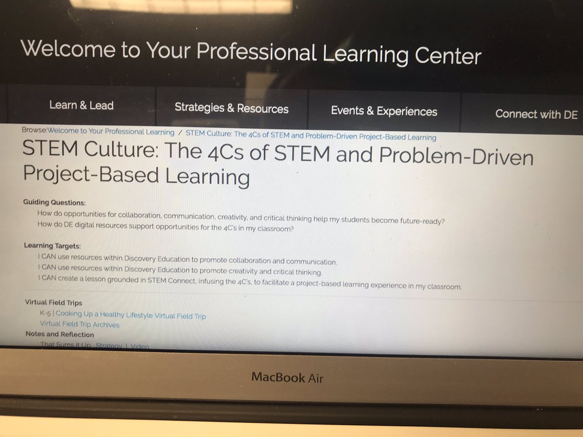 MrsVillalobos94's tweet photo. Ready for Day 2 of STEM: The 4C’s of STEM and problem-driven Project-Based Learning #stemforall #STEMeducation @MsDavidson1913 https://t.co/irId9qi4BK