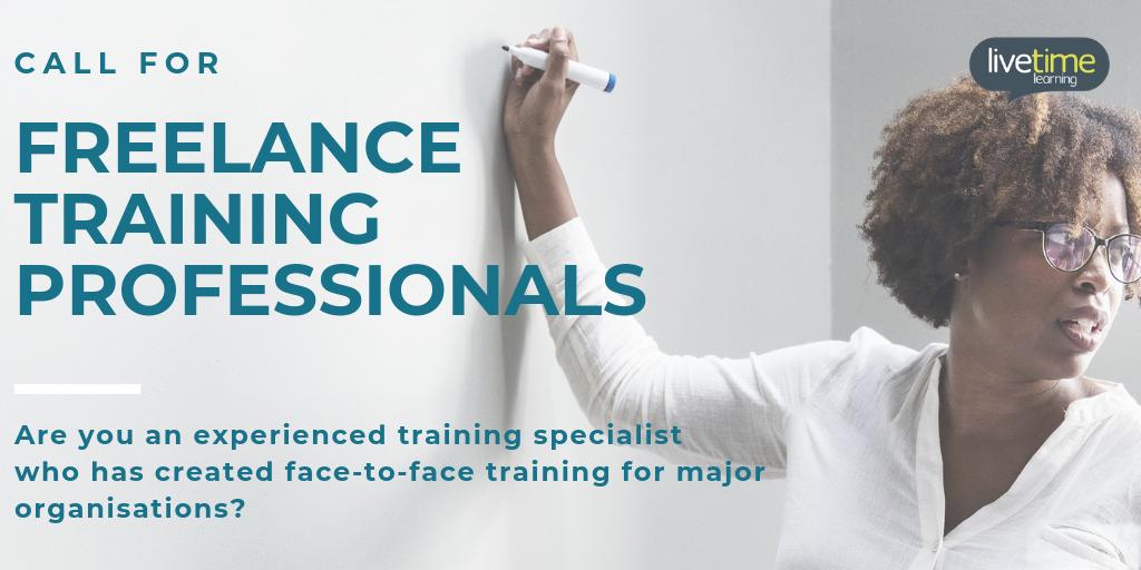 We produce engaging face-to-face &amp; live online training as part of a blend. We're recruiting freelance trainers to work with us on some exciting projects. More info available here:  ow.ly/XfxH50v8Toq #elearning #workplacetraining #landd #virtualclassrooms #staffdevelopment