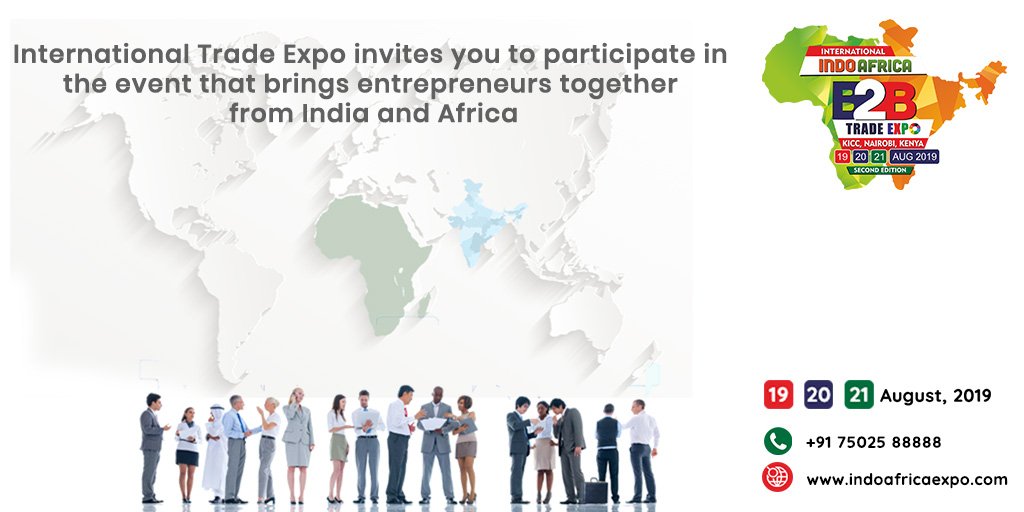 Trade shows are the meet, greet and sell-your-stuff of the business world. If your company makes a product or offers a service, there's a trade show.
Join with Quickmarck to Book The space.
E-mail: book@indoafricaexpo.com
Website: indoafricaexpo.com
#tradeshows #fairs #expos