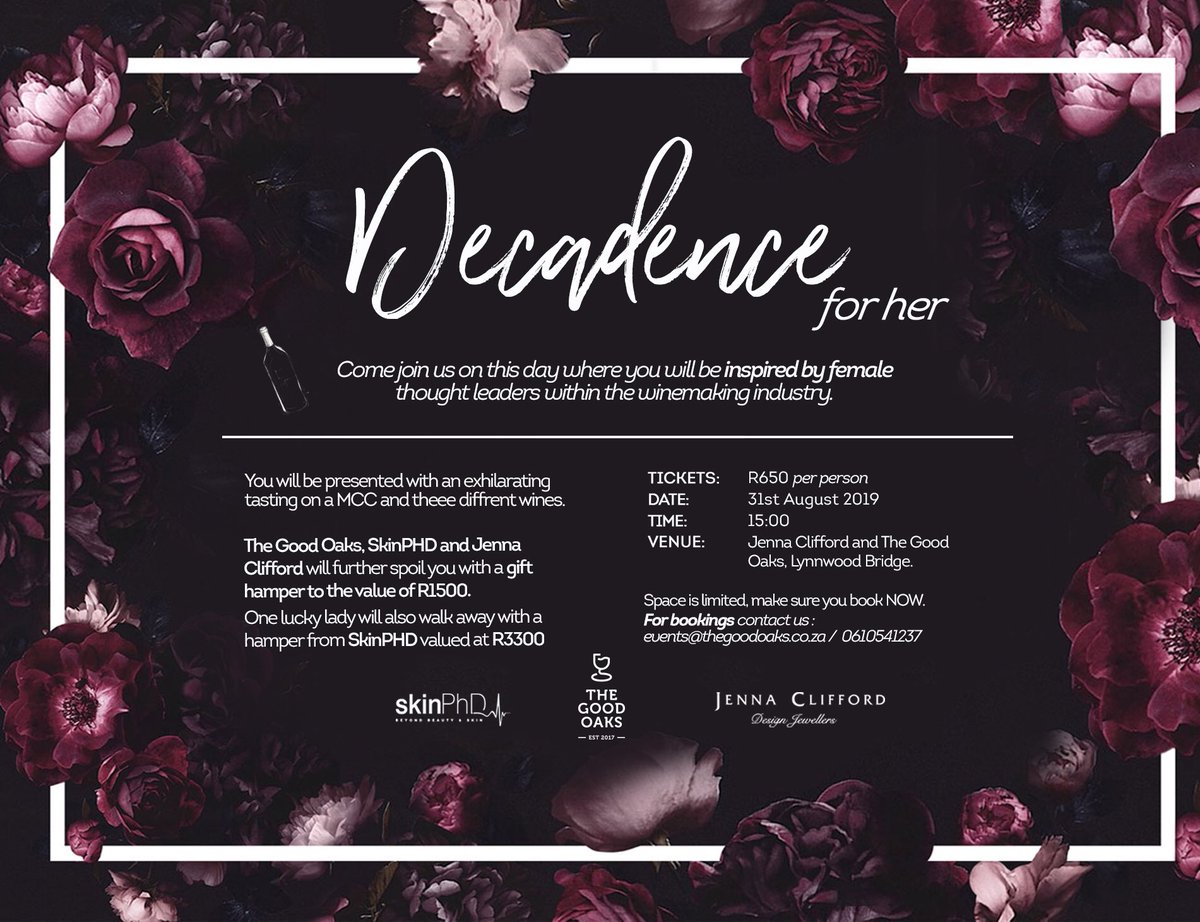 Ladies, dont miss out on this exclusive wine tasting and inspiring day. #wine #winemot #winetime #winelover #pretoria #pretoraieast