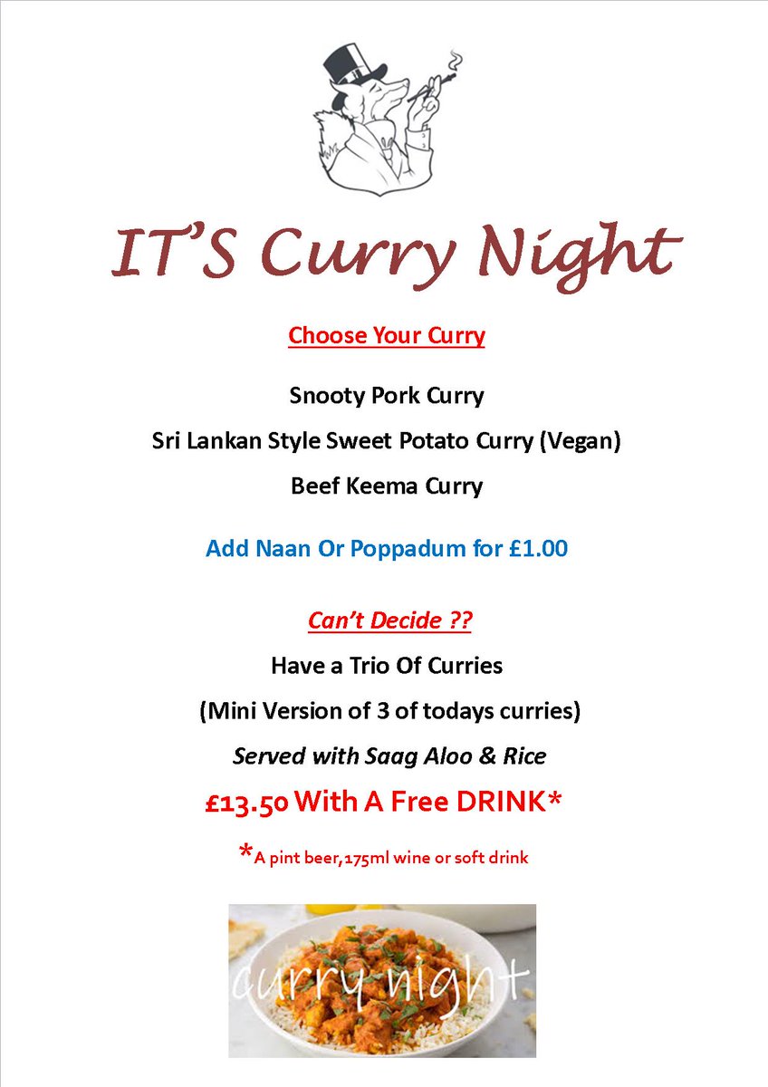 ITS CURRY NIGHT