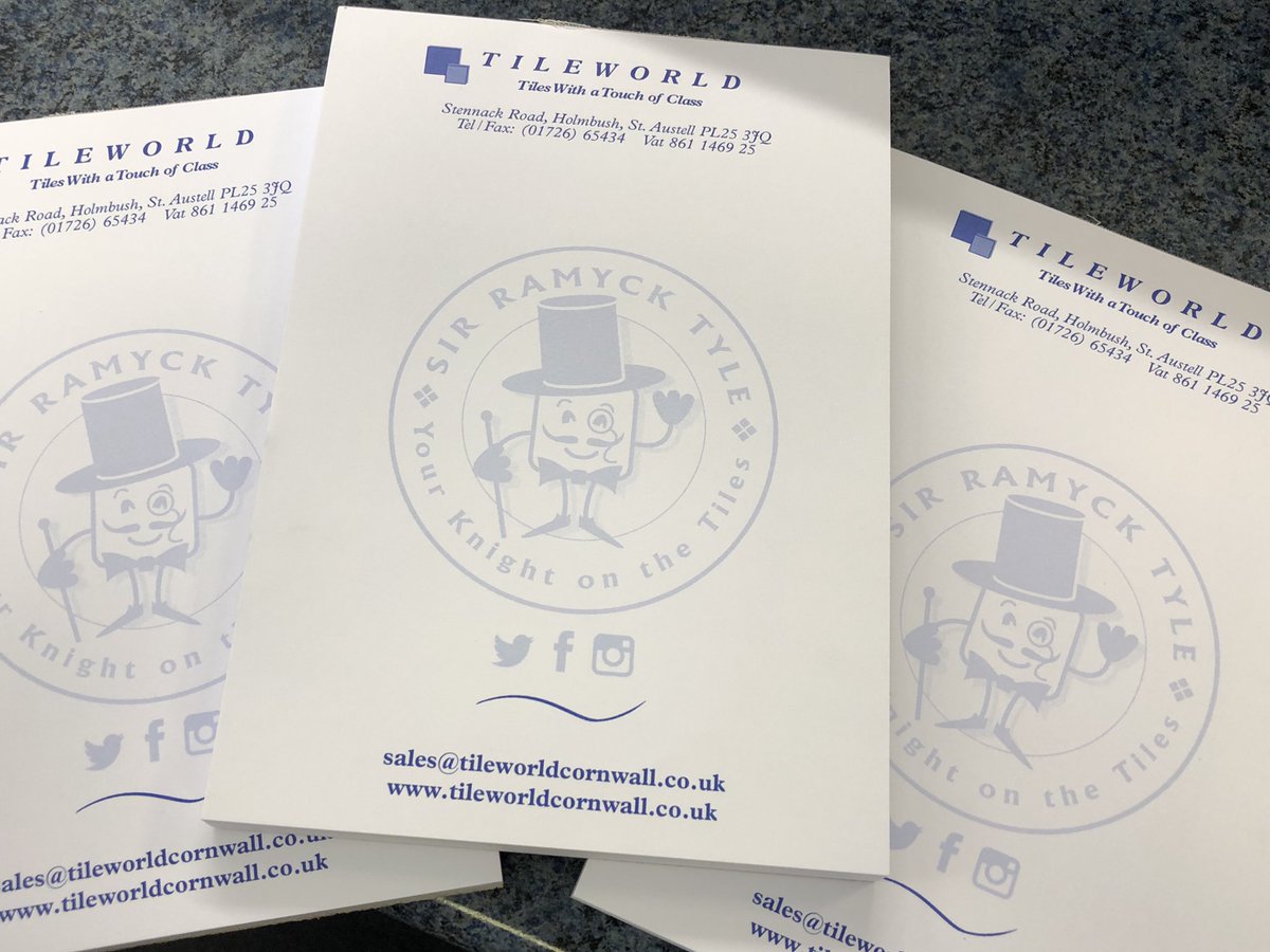 Thank you to <a href="/nationprint/">Nationwide Print</a> for the new note pads. Excellent services and highly recommended. 
#notepads #print #local #quality #efficient #supportlocal #cornwall #cornwallbusiness #cornwalllife