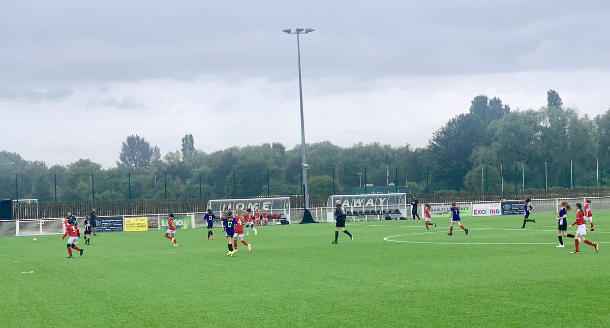 #ForestWomen U13 Juniors playing a friendly vs a team from North Carolina 🇺🇸 as part of their week long trip to England! #FootballFamily