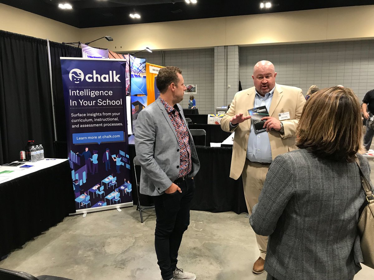 chalkdotcom's tweet photo. We have had a blast talking to Arkansas' finest administrators at #AAEAMissionPOSSIBLE this week. There's still time to come see us at booth 222. Or we will catch you at Stickyz tonight! https://t.co/VLw6jEMnCw