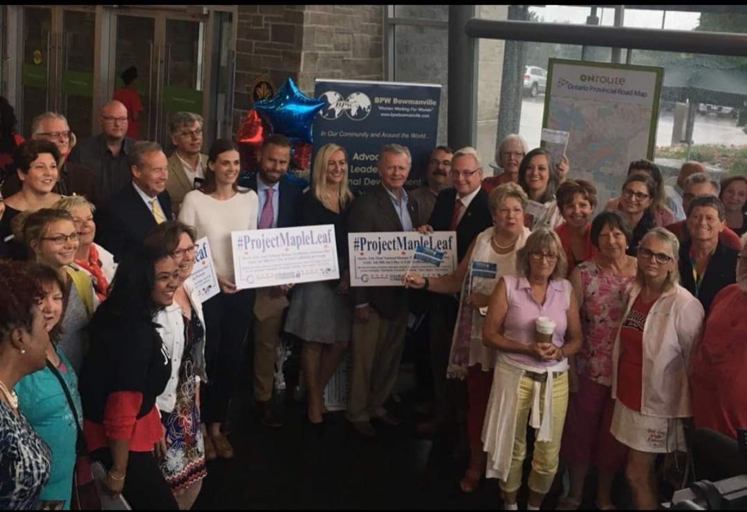 lornecoe's tweet photo. This morning I attended #ProjectONroute in Port Hope to raise awareness of human trafficking. Proud to stand alongside my colleagues @KingaSurmaMPP, @DavidPiccini, @lparkpc and many others to support #ProjectMapleLeaf and to #EndHumanTrafficking https://t.co/QAgWjtSaKM