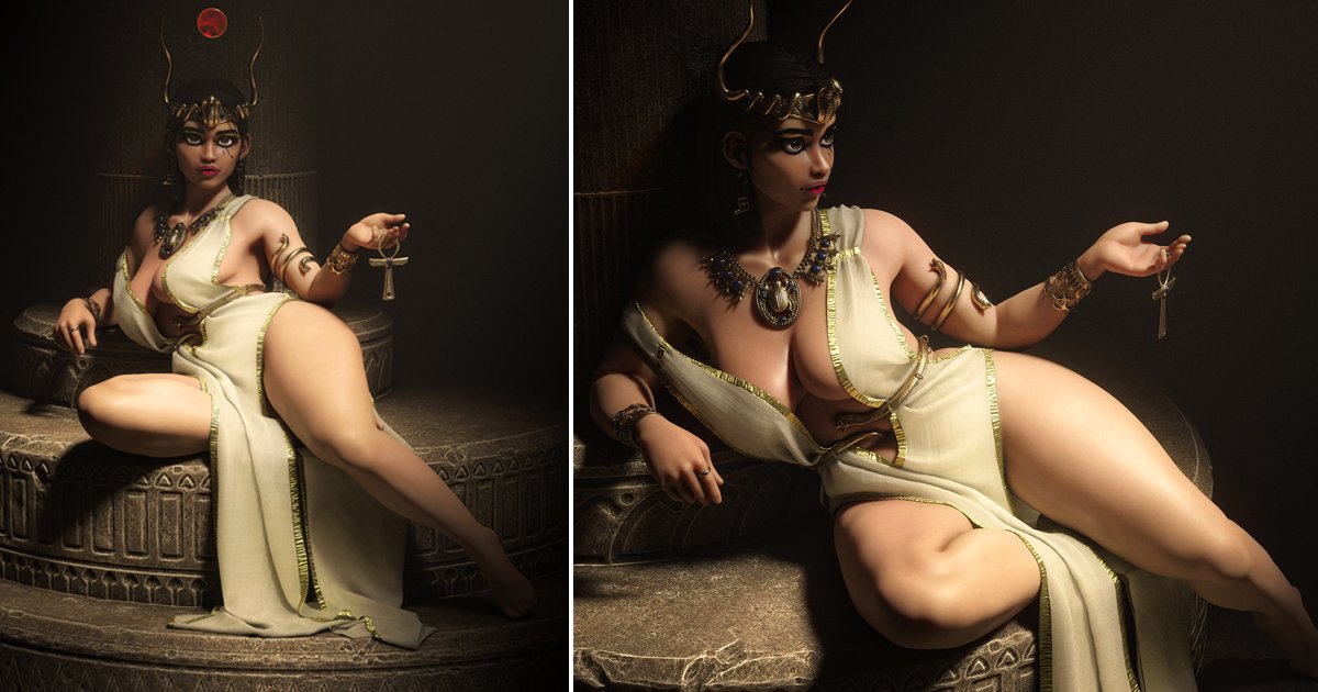 maxonzbrush's tweet image. Isis of Panthea - this lovely stylized version of the Egyptian goddess comes to us from ZBrushCentral member Doc Zenith inspired by the art of Frank Frazetta #ZBrush zbru.sh/35u