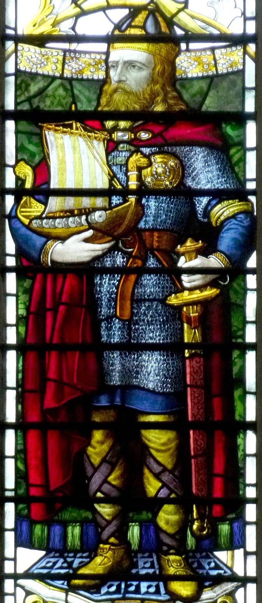 Pious King Alfred the Great not only led the Anglo-Saxons through a Viking onslaught, but implemented educational, legal, administrative, monetary, and military reforms which laid the foundations for the both the English state and the very idea of the Angelcynn—or English people.