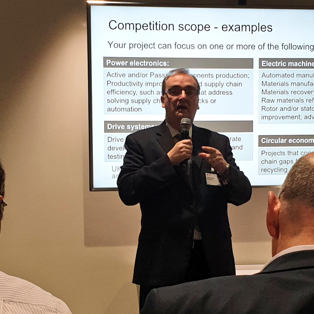 RiftDriven's tweet photo. Driving the Electric Revolution &amp; sharing knowledge across industries was on today's agenda in Newport. Exciting times. #industrialStrategy @innovateuk https://t.co/K6IrBT7641