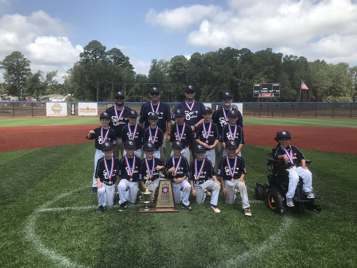 LucasClamp's tweet photo. Special boys and coaches represented their town and state with pride finishing runner up 2019 Dixie Youth World Series. #bestisyettocome https://t.co/ZtvJHaGEGH
